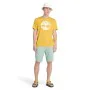 T-shirt à manches courtes homme Timberland Kennebec River Tree Logo Short Jaune de Timberland, Homme - Réf : S64145257, Prix ...