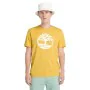 T-shirt à manches courtes homme Timberland Kennebec River Tree Logo Short Jaune de Timberland, Homme - Réf : S64145257, Prix ...