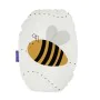 Cushion HappyFriday HF Mini Multicolour Bee 40 x 30 cm by HappyFriday, Back & Body Pillows - Ref: D1613543, Price: 12,87 €, D...