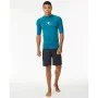 Camiseta de Manga Corta Hombre Rip Curl Waves Upf Azul de Rip Curl, Hombre - Ref: S64145316, Precio: 24,89 €, Descuento: %