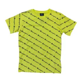 Camiseta de Manga Corta Infantil Champion Multilogo Amarillo de Champion, Niño - Ref: S6430772, Precio: 19,30 €, Descuento: %