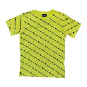 Child's Short Sleeve T-Shirt Champion Multilogo Yellow by Champion, Boys - Ref: S6430772, Price: 19,30 €, Discount: %