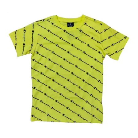 Maglia a Maniche Corte per Bambini Champion Multilogo Giallo di Champion, Bambino - Rif: S6430772, Prezzo: 19,30 €, Sconto: %