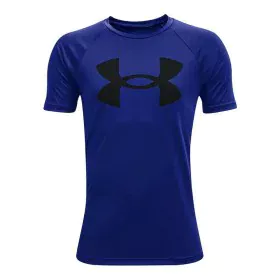 Maglia a Maniche Corte Uomo Under Armour Tech Big Logo Azzurro di Under Armour, Uomo - Rif: S6430857, Prezzo: 18,33 €, Sconto: %