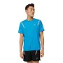 Maglia a Maniche Corte Uomo Asics Life-Show Azzurro di Asics, Uomo - Rif: S6430924, Prezzo: 44,10 €, Sconto: %