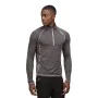 T-shirt à manches courtes homme Regatta Yonder Half-Zip Noir Gris foncé de Regatta, Homme - Réf : S6430929, Prix : 19,51 €, R...