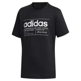 Camiseta de Manga Corta Infantil Adidas Brilliant Basics Negro de Adidas, Niño - Ref: S6430946, Precio: 15,67 €, Descuento: %