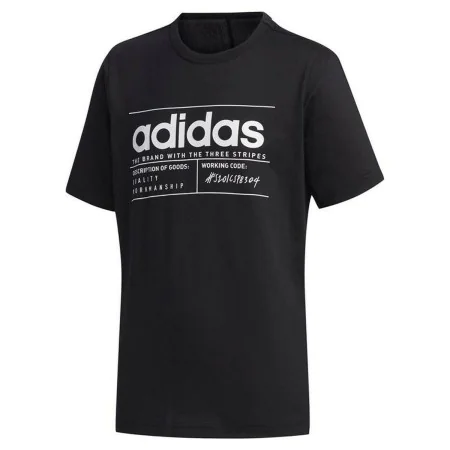 Camisola de Manga Curta Infantil Adidas Brilliant Basics Preto de Adidas, Menino - Ref: S6430946, Preço: 15,67 €, Desconto: %