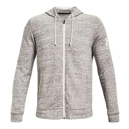 Men's Sports Jacket Under Armour RIVAL TERRY FZ Light grey by Under Armour, Warm clothing - Ref: S6431450, Price: 52,08 €, Di...