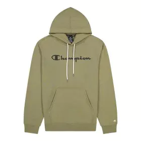 Sudadera con Capucha Hombre Champion Script Logo Print Marrón de Champion, Hombre - Ref: S6431468, Precio: 45,36 €, Descuento: %