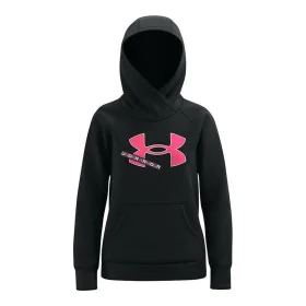 Camisola com Capuz Menina Under Armour Fleece Logo Preto de Under Armour, Menina - Ref: S6431472, Preço: 33,38 €, Desconto: %