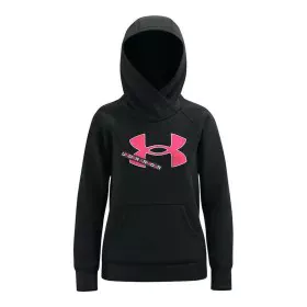 Felpa con Cappuccio da Bambina Under Armour Fleece Logo Nero di Under Armour, Bambina - Rif: S6431472, Prezzo: 33,38 €, Scont...