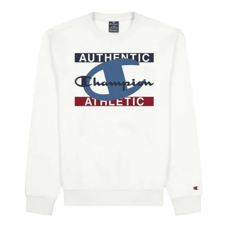 Men’s Sweatshirt without Hood Champion Authentic Athletic White by Champion, Men - Ref: S6431488, Price: 34,85 €, Discount: %