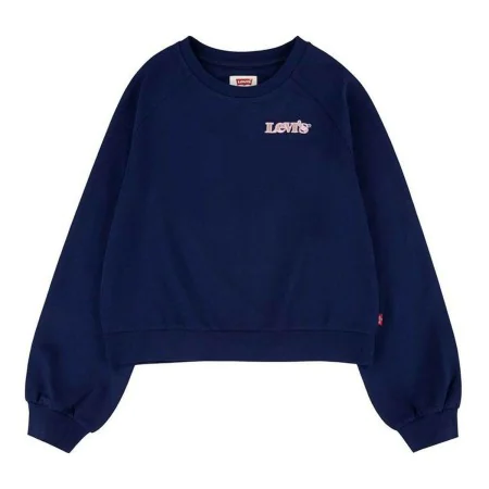 Sweat-shirt sans capuche fille Levi's Benchwarmer Bleu foncé de Levi's, Fille - Réf : S6431501, Prix : 43,40 €, Remise : %