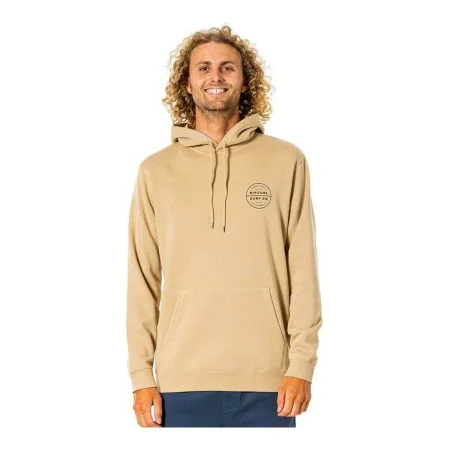 Felpa con Cappuccio Uomo Rip Curl Re Entry Beige di Rip Curl, Uomo - Rif: S6431508, Prezzo: 46,22 €, Sconto: %