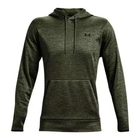 Felpa con Cappuccio Uomo Under Armour Fleece Twist Oliva di Under Armour, Uomo - Rif: S6431530, Prezzo: 52,08 €, Sconto: %