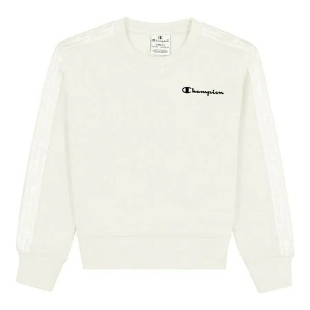 Sweat-shirt Enfant Champion Crewneck Logo Blanc de Champion, Fille - Réf : S6431551, Prix : 26,28 €, Remise : %