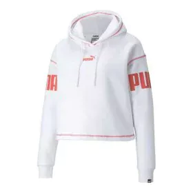 Felpa con Cappuccio Donna Puma Power Hoodie Fl Bianco di Puma, Donna - Rif: S6431566, Prezzo: 35,82 €, Sconto: %