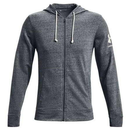 Men's Sports Jacket Under Armour Terry Black Dark grey by Under Armour, Warm clothing - Ref: S6431699, Price: 52,08 €, Discou...