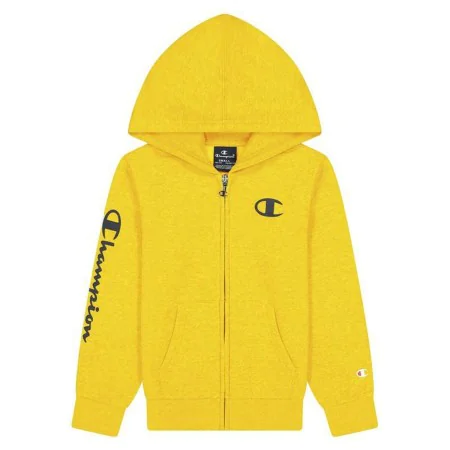 Casaco de Desporto Infantil Champion Full Zip Logo Amarelo de Champion, Roupa de abrigo - Ref: S6431730, Preço: 29,22 €, Desc...