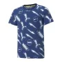 Camiseta de Manga Corta Infantil Puma AOP Azul oscuro de Puma, Niño - Ref: S6432610, Precio: 21,09 €, Descuento: %