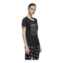 Camisola de Manga Curta Mulher Adidas Boxed Como Graphic Preto de Adidas, Mulher - Ref: S6432640, Preço: 20,84 €, Desconto: %