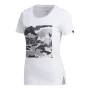 T-shirt à manches courtes femme Adidas Boxed Camo Blanc de Adidas, Femme - Réf : S6432645, Prix : 20,84 €, Remise : %