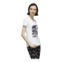 Camisola de Manga Curta Mulher Adidas Boxed Camo Branco de Adidas, Mulher - Ref: S6432645, Preço: 20,84 €, Desconto: %