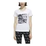 Camisola de Manga Curta Mulher Adidas Boxed Camo Branco de Adidas, Mulher - Ref: S6432645, Preço: 20,84 €, Desconto: %