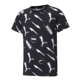 Child's Short Sleeve T-Shirt Puma AOP Black by Puma, Boys - Ref: S6432663, Price: 20,04 €, Discount: %