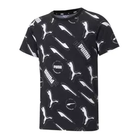 T shirt à manches courtes Enfant Puma AOP Noir de Puma, Garçon - Réf : S6432663, Prix : 20,04 €, Remise : %