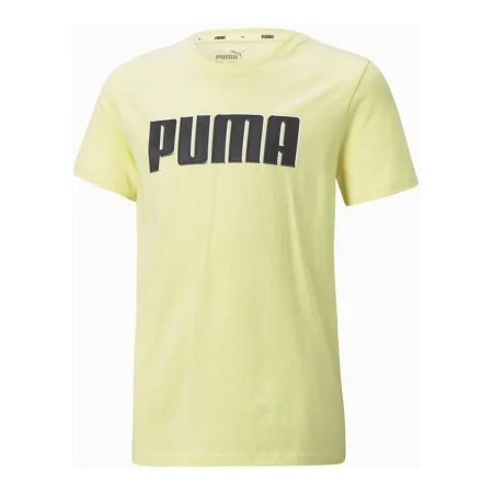 Maglia a Maniche Corte per Bambini Puma Alpha Graphic Giallo di Puma, Bambino - Rif: S6432664, Prezzo: 18,33 €, Sconto: %