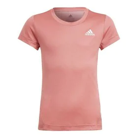 Maglia a Maniche Corte per Bambini Adidas Aeroready Salmone di Adidas, Bambino - Rif: S6434737, Prezzo: 21,97 €, Sconto: %