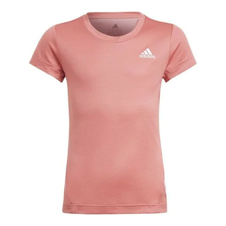 Camisola de Manga Curta Infantil Adidas Aeroready Salmão de Adidas, Menino - Ref: S6434737, Preço: 21,97 €, Desconto: %