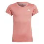 Kurzarm-T-Shirt für Kinder Adidas Aeroready Lachsfarben von Adidas, Junge - Ref: S6434737, Preis: 21,97 €, Rabatt: %