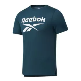 T-shirt à manches courtes homme Reebok Workout Ready Supremium Cyan de Reebok, Homme - Réf : S6434738, Prix : 25,03 €, Remise...