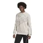 Sudadera sin Capucha Mujer Adidas Giant Logo Beige de Adidas, Mujer - Ref: S6434849, Precio: 36,89 €, Descuento: %