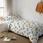 Duvet cover set HappyFriday Le Petit Prince Son Avion Multicolour Single 2 Pieces by HappyFriday, Quilts and quilt covers - R...