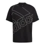 Men’s Short Sleeve T-Shirt Adidas Giant Logo Black by Adidas, Men - Ref: S6435072, Price: 25,83 €, Discount: %