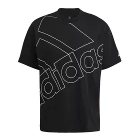 Camisola de Manga Curta Homem Adidas Giant Logo Preto de Adidas, Homem - Ref: S6435072, Preço: 25,83 €, Desconto: %