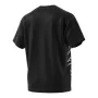 Men’s Short Sleeve T-Shirt Adidas Giant Logo Black by Adidas, Men - Ref: S6435072, Price: 25,83 €, Discount: %