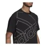 Men’s Short Sleeve T-Shirt Adidas Giant Logo Black by Adidas, Men - Ref: S6435072, Price: 25,83 €, Discount: %