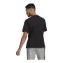 Men’s Short Sleeve T-Shirt Adidas Giant Logo Black by Adidas, Men - Ref: S6435072, Price: 25,83 €, Discount: %