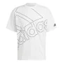 Camisola de Manga Curta Homem Adidas Giant Logo Branco de Adidas, Homem - Ref: S6435073, Preço: 23,38 €, Desconto: %