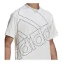 Camisola de Manga Curta Homem Adidas Giant Logo Branco de Adidas, Homem - Ref: S6435073, Preço: 23,38 €, Desconto: %