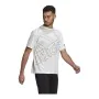 Camisola de Manga Curta Homem Adidas Giant Logo Branco de Adidas, Homem - Ref: S6435073, Preço: 23,38 €, Desconto: %