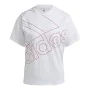 T-shirt à manches courtes femme Adidas Giant Logo Blanc de Adidas, Femme - Réf : S6435074, Prix : 23,38 €, Remise : %