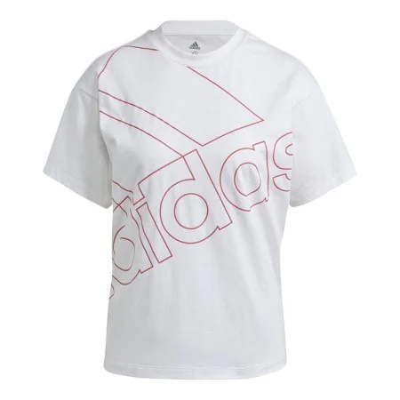 T-shirt à manches courtes femme Adidas Giant Logo Blanc de Adidas, Femme - Réf : S6435074, Prix : 23,38 €, Remise : %