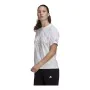 Camisola de Manga Curta Mulher Adidas Giant Logo Branco de Adidas, Mulher - Ref: S6435074, Preço: 23,38 €, Desconto: %