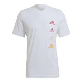 Camiseta de Manga Corta Hombre Adidas Essentials Gradient Blanco de Adidas, Hombre - Ref: S6435077, Precio: 22,14 €, Descuent...